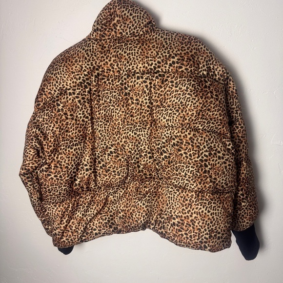 Anna Cai New York Puffer leopard print jacket - Picture 9 of 10